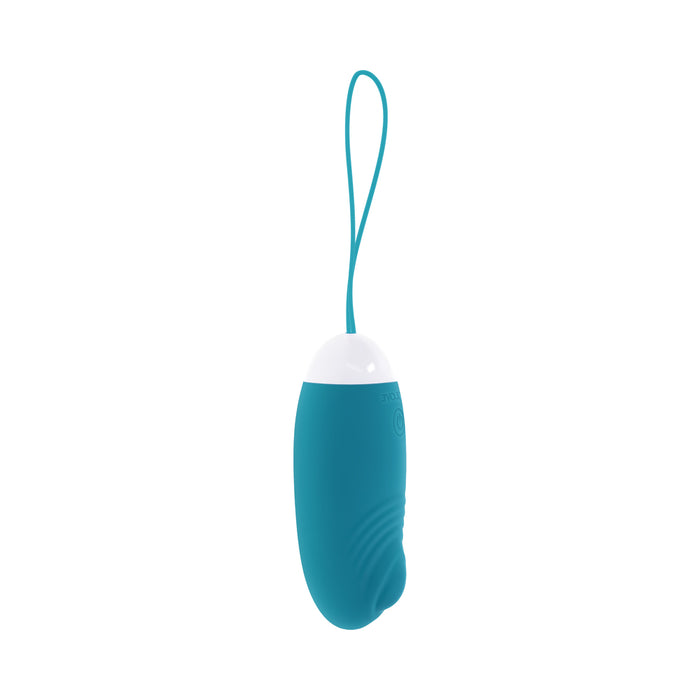 Evolved The Active Egg Remote Tapping Vibrating Textured Egg Teal