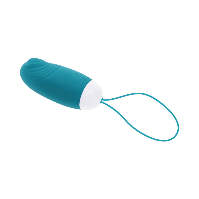 Evolved The Active Egg Remote Tapping Vibrating Textured Egg Teal