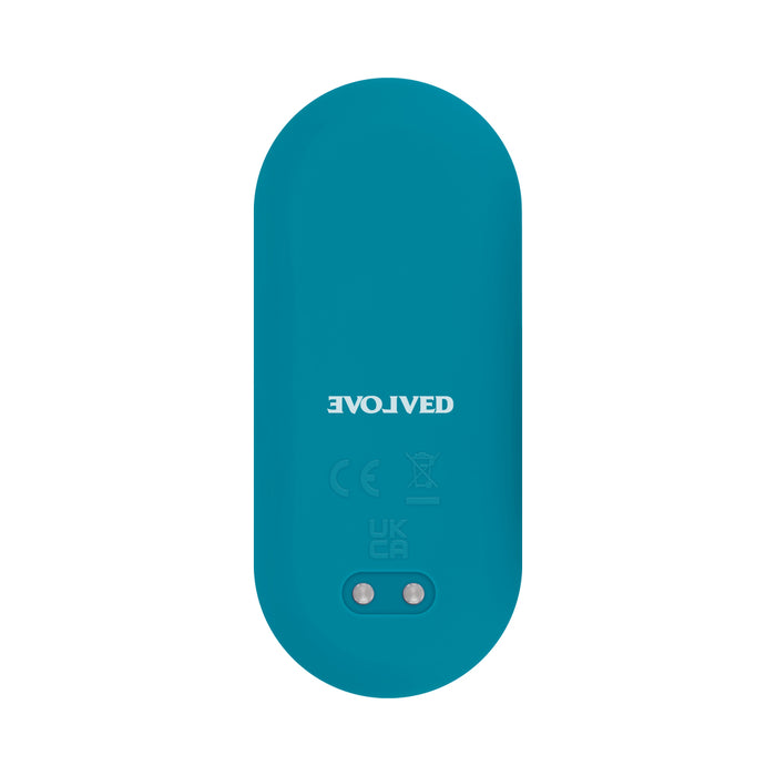 Evolved The Active Egg Remote Tapping Vibrating Textured Egg Teal