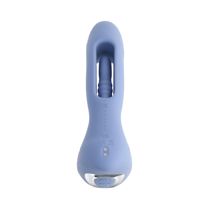 Gender X Flapjack Flapper Dual Stimulator Blue