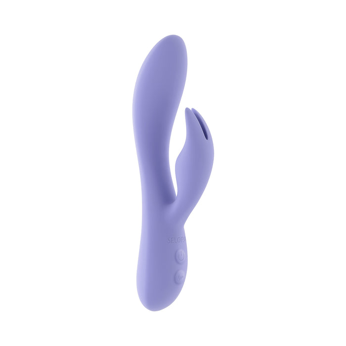 Selopa Purple Craze Dual Vibe With Ear-Shaped Stimulator Purple