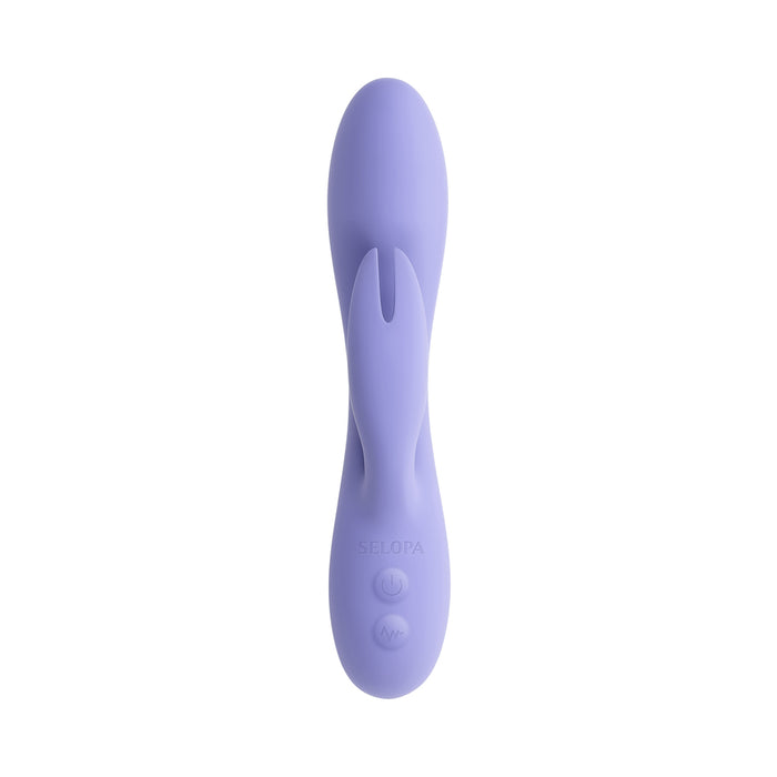 Selopa Purple Craze Dual Vibe With Ear-Shaped Stimulator Purple