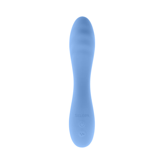 Selopa Hit The Mark Curved-Shaft Vibrator Blue