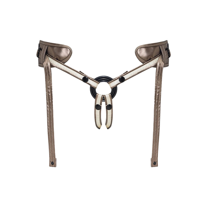Strap-On-Me Leatherette Harness Desirous