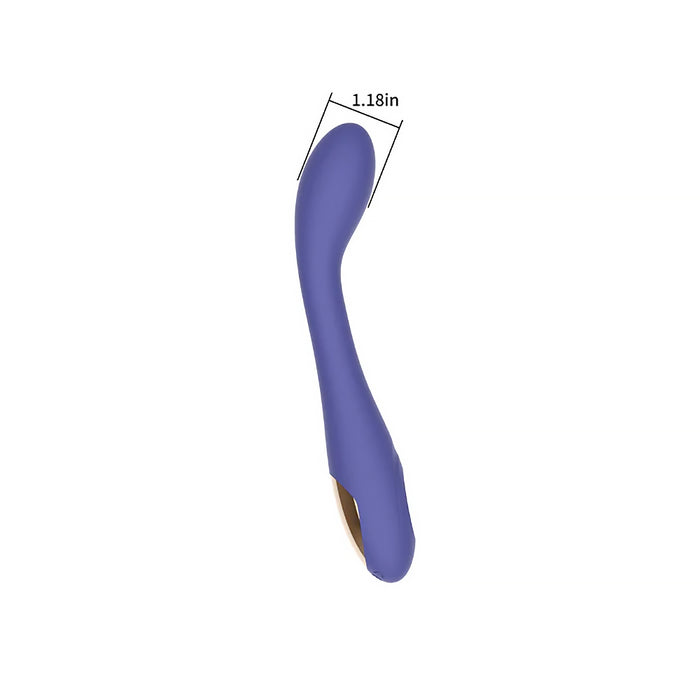 Spectrum Essentials Rechargeable Silicone G-Spot Vibrator Purple