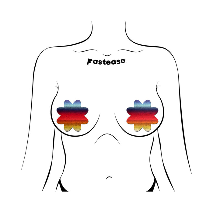 Pastease Retro Horizon Color Petal Breast Pasties