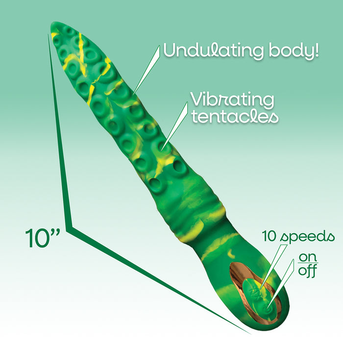 AlienNation Nessie Silicone Thrusting Squirming Tentacle Vibrator