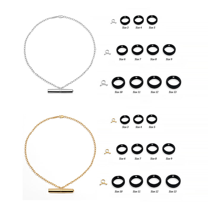 Crave Tease Collection (Necklace + Ring) Gold