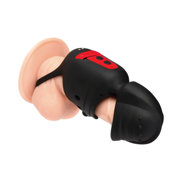 JOCK Advanced Helmet Humper Gyrating&Vibrating Silicone Masturbator