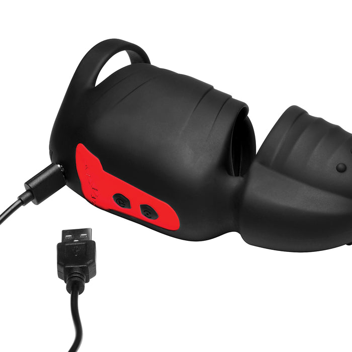 JOCK Advanced Helmet Humper Gyrating&Vibrating Silicone Masturbator