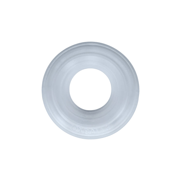 Hunkyjunk Roto Grooved Gripper-Ribbed Cockring Clear Steam