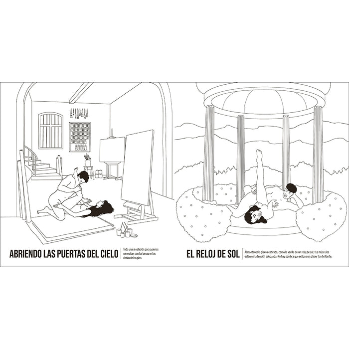 Kama Sutra Coloring Book: Libro para colorear (Spanish Edition)