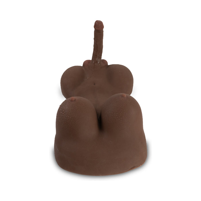 Camtoyz Raw Torso Transexual Rupol Piel Oscura Chocolate