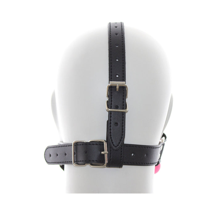 Ple'sur Face Harness Ball Gag Pink