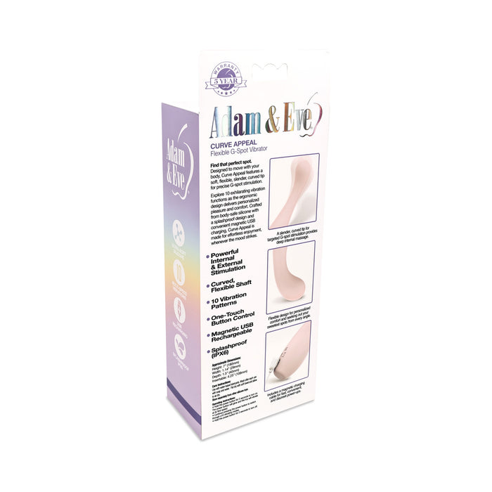 Adam & Eve Curve Appeal Flexible G-Spot Vibrator