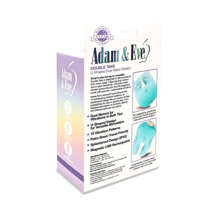 Adam & Eve Double Take U-Shaped Dual-Motor Vibrator