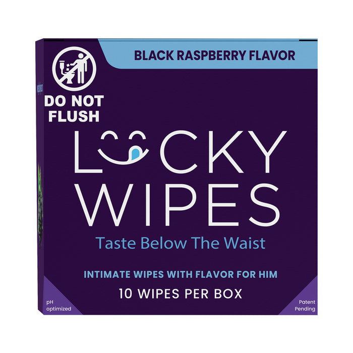 Sweetums Lucky Wipes Black Raspberry Flavor 10-Pack