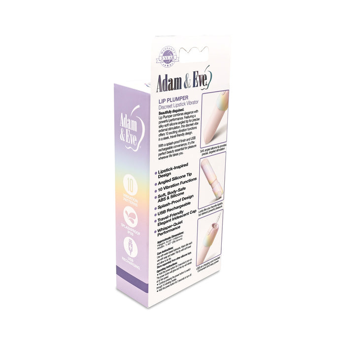 Adam & Eve Lip Plumper Discreet Lipstick Vibrator