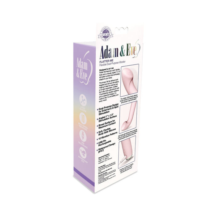 Adam & Eve Flatter Me Flexible Dual-Purpose Vibrator