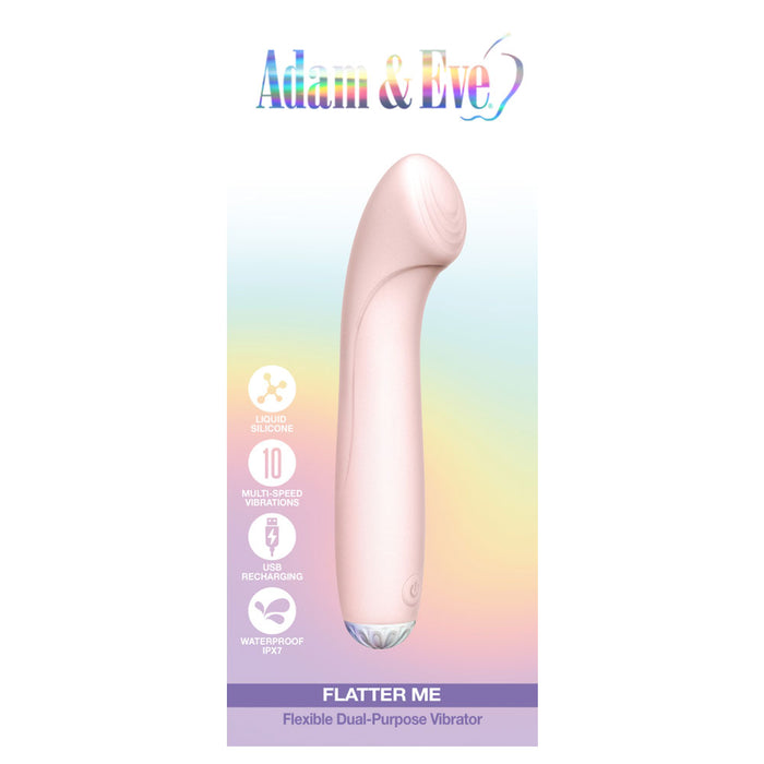 Adam & Eve Flatter Me Flexible Dual-Purpose Vibrator