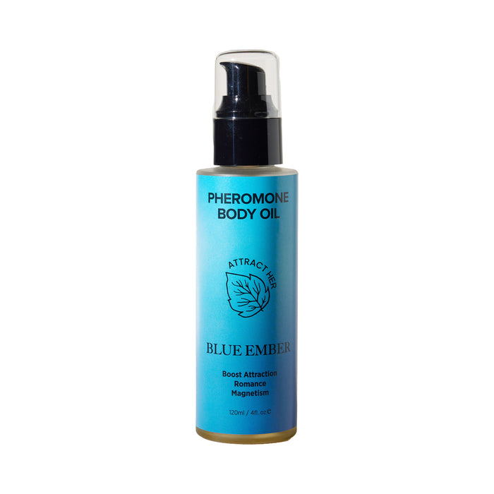 Eye of Love Pheromone Body Oil Attract Her Blue Ember 4 oz. Pump