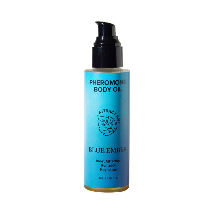 Eye of Love Pheromone Body Oil Attract Her Blue Ember 4 oz. Pump