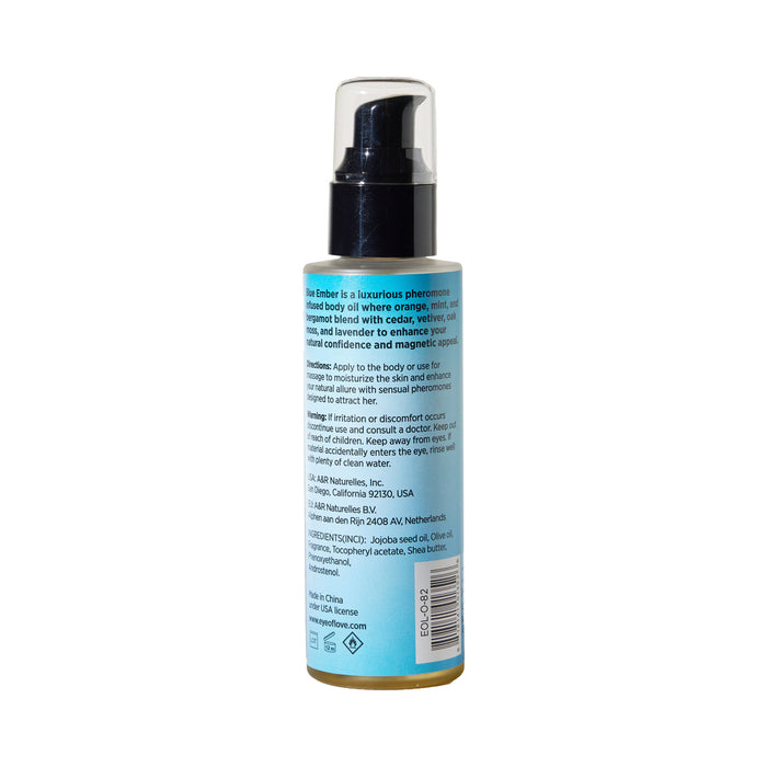 Eye of Love Pheromone Body Oil Attract Her Blue Ember 4 oz. Pump