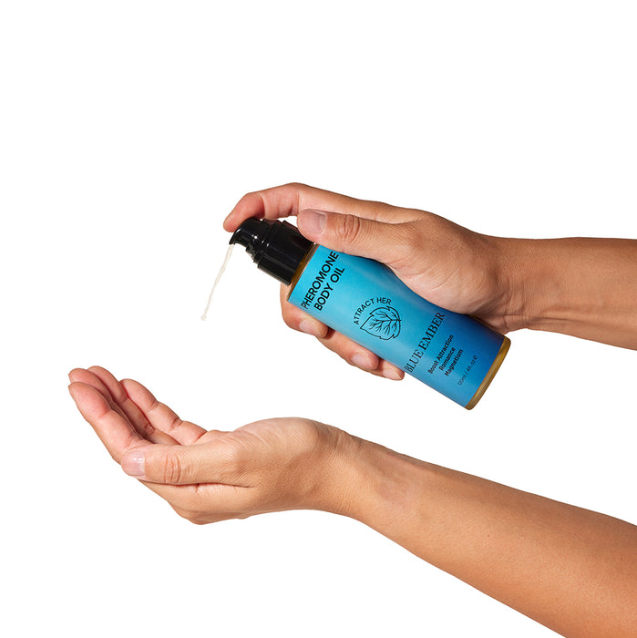 Eye of Love Pheromone Body Oil Attract Her Blue Ember 4 oz. Pump
