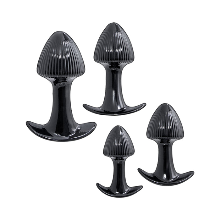 Walk Around Trainer Plugs 4-Piece Set Black