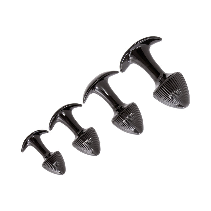 Walk Around Trainer Plugs 4-Piece Set Black