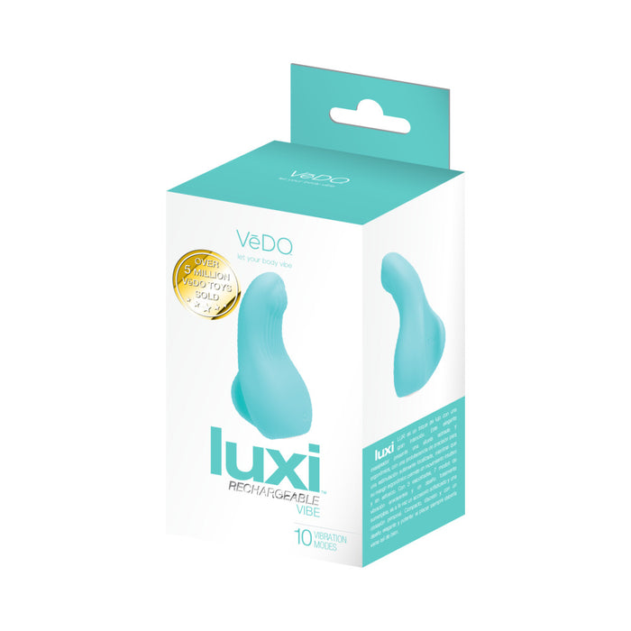 VeDO Luxi Rechargeable Clitoral Finger Vibe Turquoise