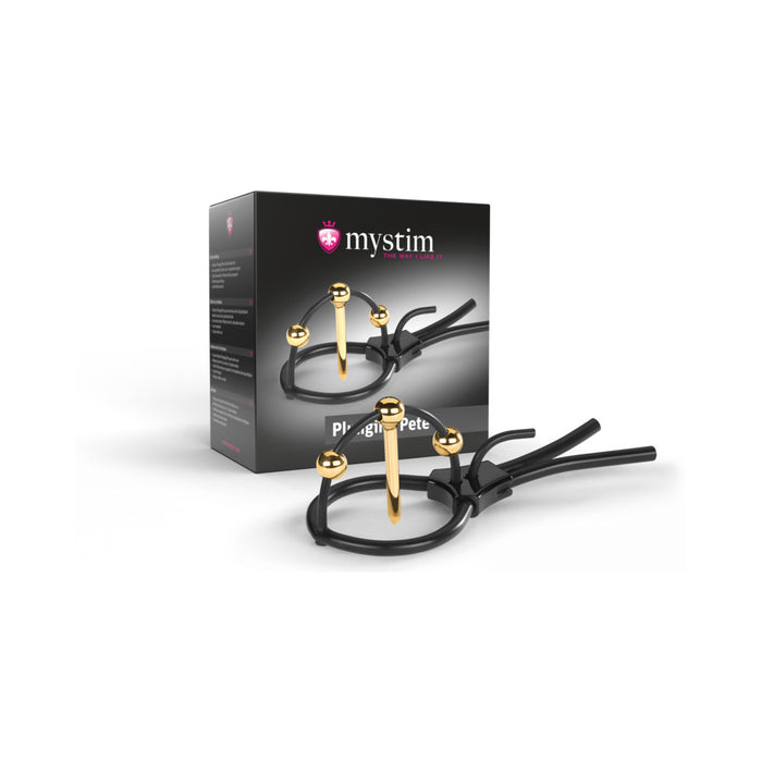 Mystim Plunging Pete Corona Glans Strap with Urethral Sound