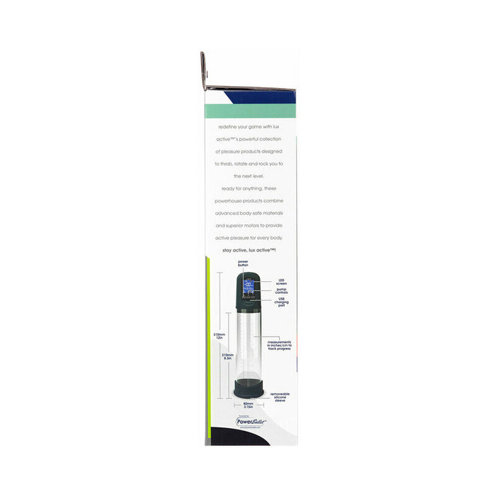 LUX Active Volume Rechargeable Penis Pump
