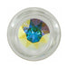 Crystal Delights Small Clear Plug with Gem Aurora Borealis