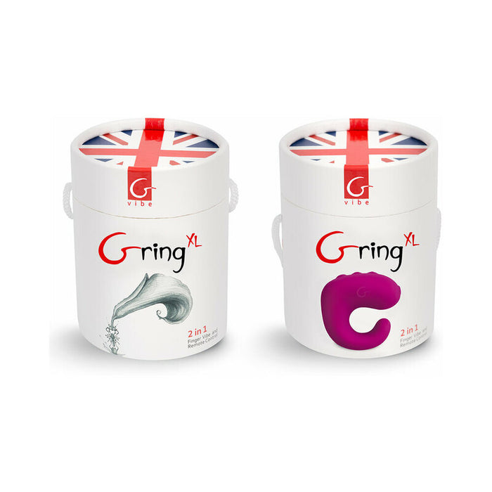 Gvibe Gring XL 2-in-1 Finger Vibe & Remote Control Sweet Raspberry