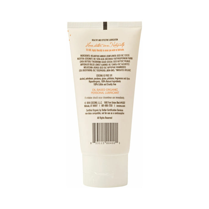 Coconu Oil-Based Organic Personal Lubricant 3 oz.