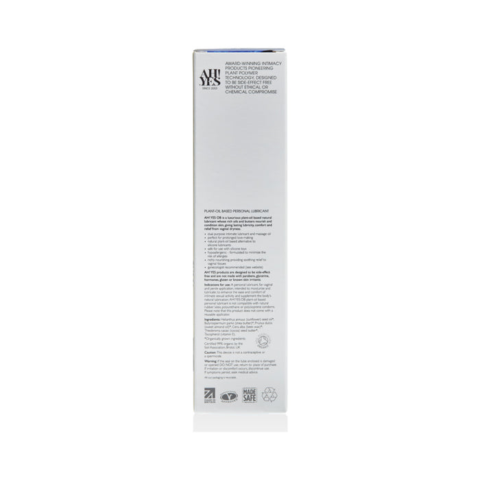AH! YES OB Plant-Oil Based Personal Lubricant 4.7 oz.
