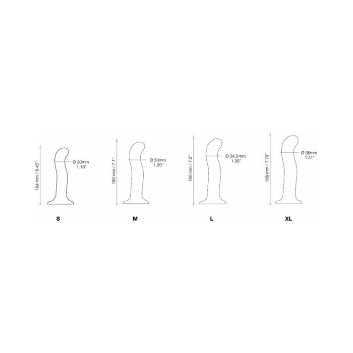 Strap-On-Me P&G-Spot Dildo Black XLarge