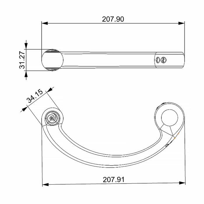 SVibe Snail AXI Spot Wand Blue Lagoon