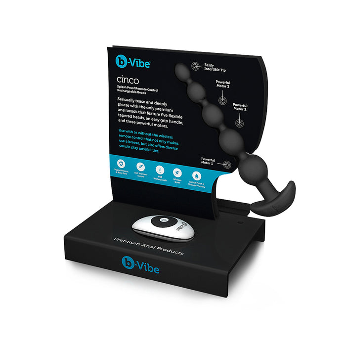 b-Vibe Cinco Beads POS DISPLAY