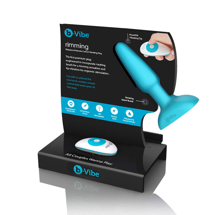 b-Vibe Rimming Plug Acrylic Display