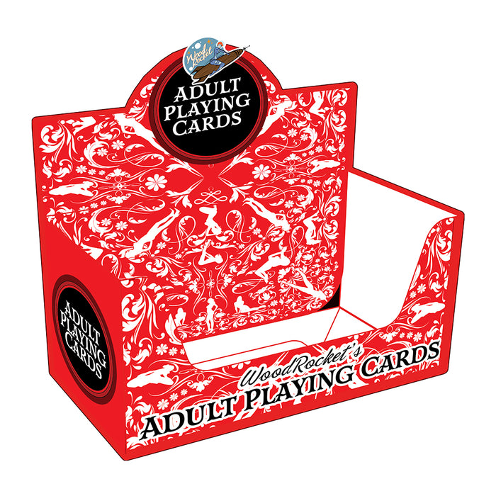 Adult Playing Cards Pop Display Empty