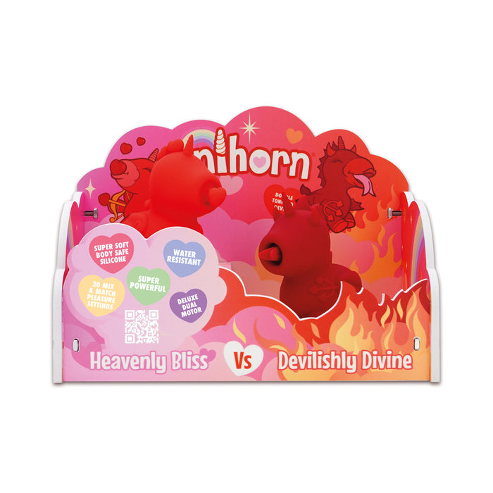 Unihorn POS Display - Cupid's Beau & Blaze Diablo