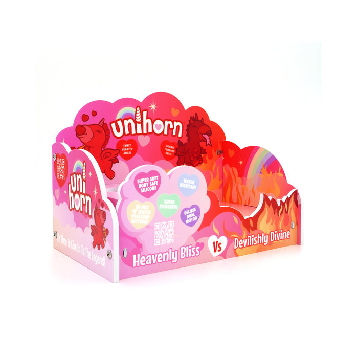 Unihorn POS Display - Cupid's Beau & Blaze Diablo