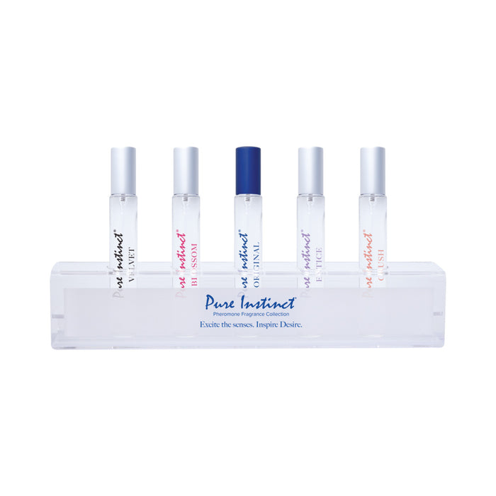Pure Instinct Pheromone Perfume Spray 5pc Acrylic Display With Testers