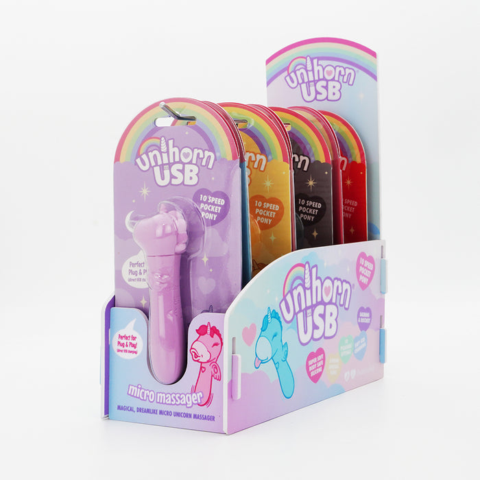 Unihorn USB POS Till Side Display (Structured / Foam Holds 6pcs)