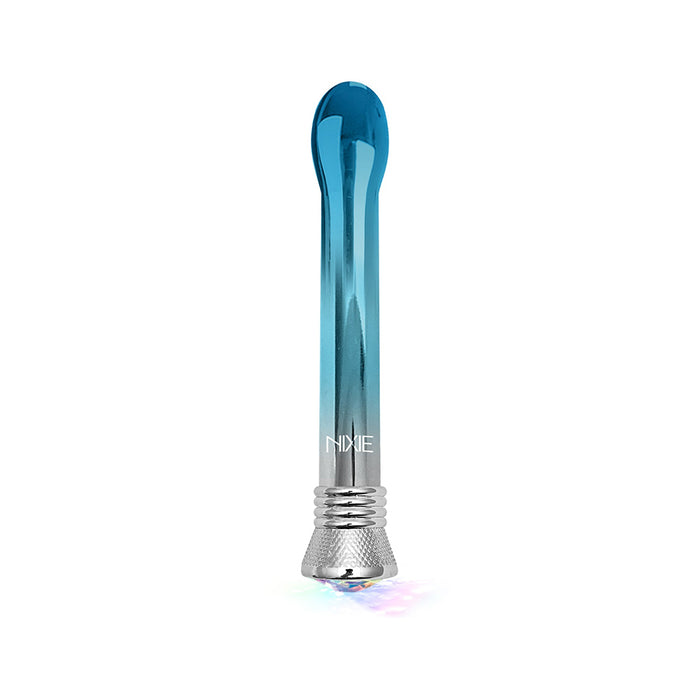 Nixie Waterproof 10-Function Bulb Vibe Blue Ombre Glow Tester