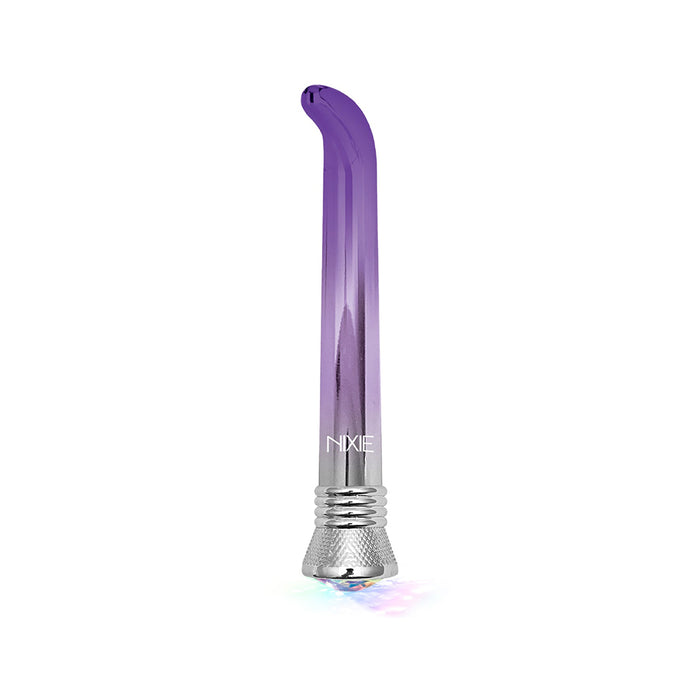 Nixie Waterproof 10-Function G-Spot Vibe Purple Ombre Glow Tester