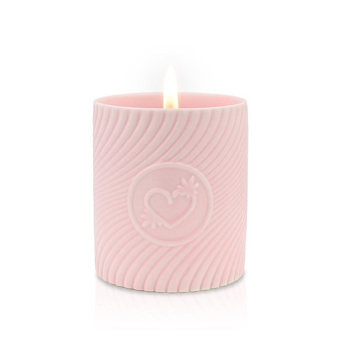HighOnLove Pink Massage Candle Litchi Martini Tester