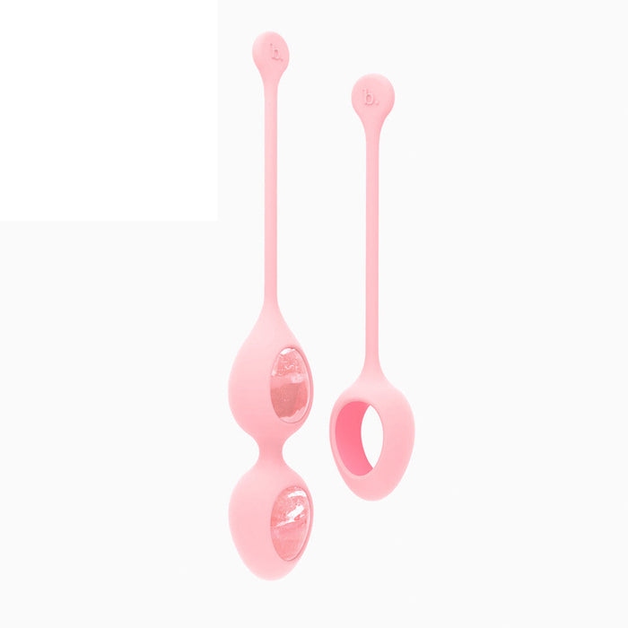 Biird Yonii 2pc Rose Quartz Eggs Tester